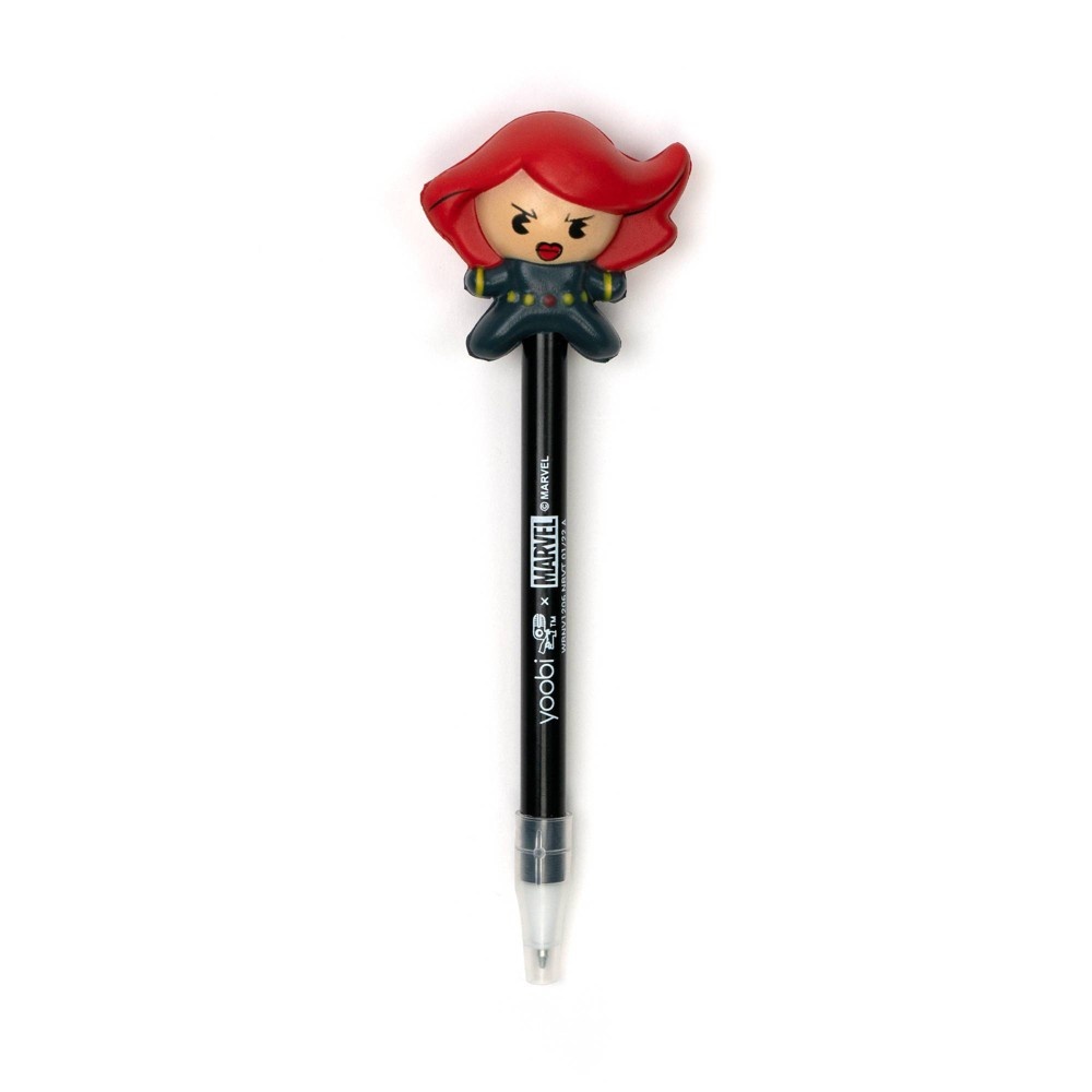 slide 3 of 6, Marvel Black Widow Yoobi Novelty Ballpoint Pen Squishy, 1 ct