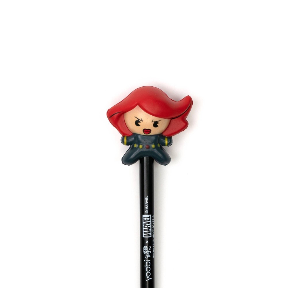 slide 4 of 6, Marvel Black Widow Yoobi Novelty Ballpoint Pen Squishy, 1 ct