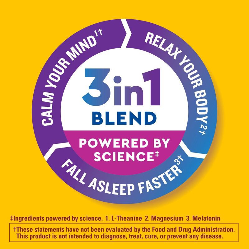 slide 5 of 9, Nature Made Wellblends Sleep and Recover Sleep Aid Gummies with Melatonin, L theanine and Magnesium - 44ct, 44 ct