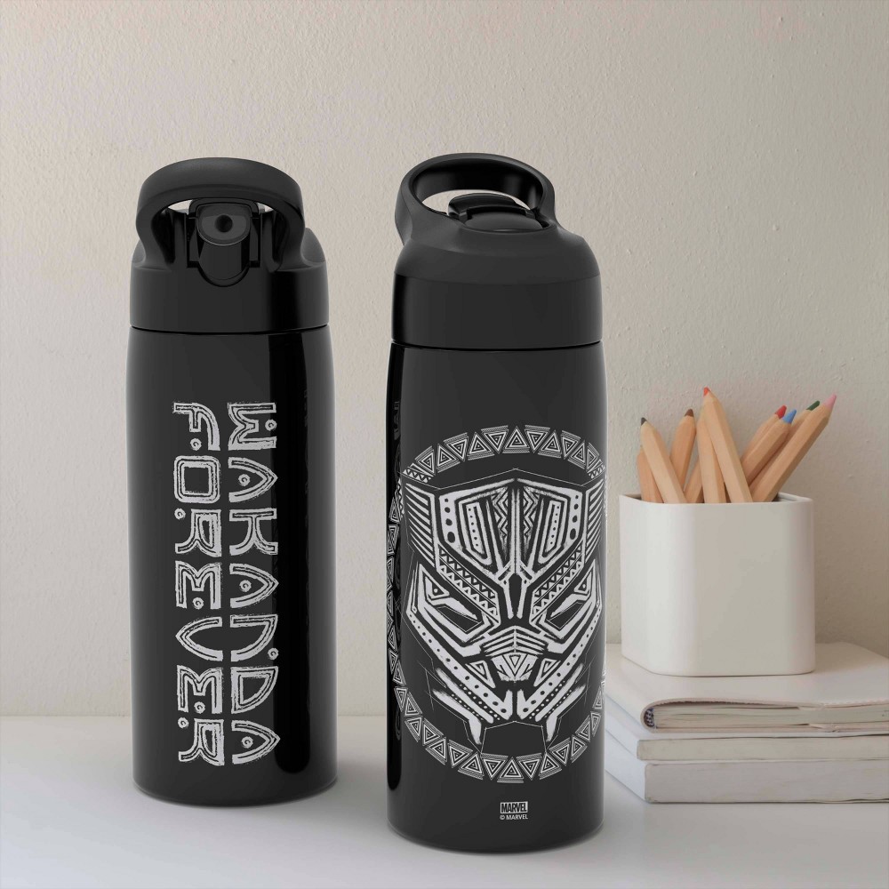 Marvel Black Panther Costume Stainless Steel Water Bottle – Fifth Sun