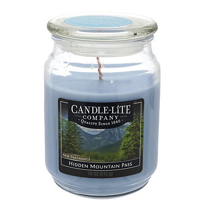 slide 1 of 1, Candle-Lite Essential Elements Hidden Mountain Pass, 18 oz