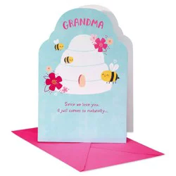 Carlton Cards Mother's Day Grandma, Bees Card