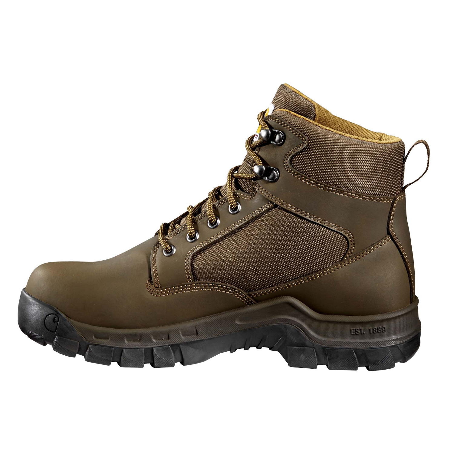 slide 2 of 6, Carhartt Men's Rugged Flex 6" Steel Toe Work Boot, Brown, Size 11m, 6 in