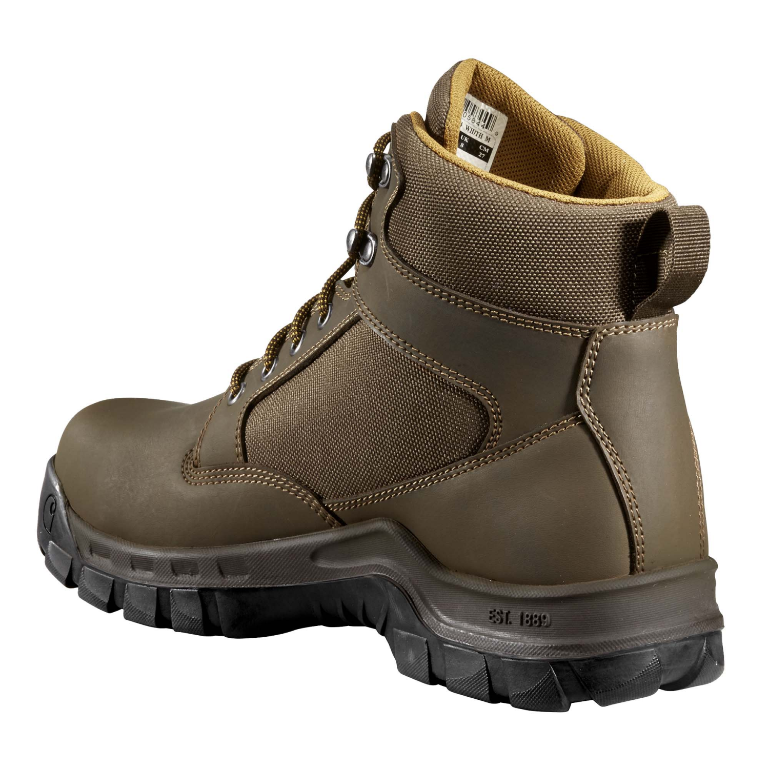 slide 5 of 6, Carhartt Men's Rugged Flex 6" Steel Toe Work Boot, Brown, Size 11m, 6 in