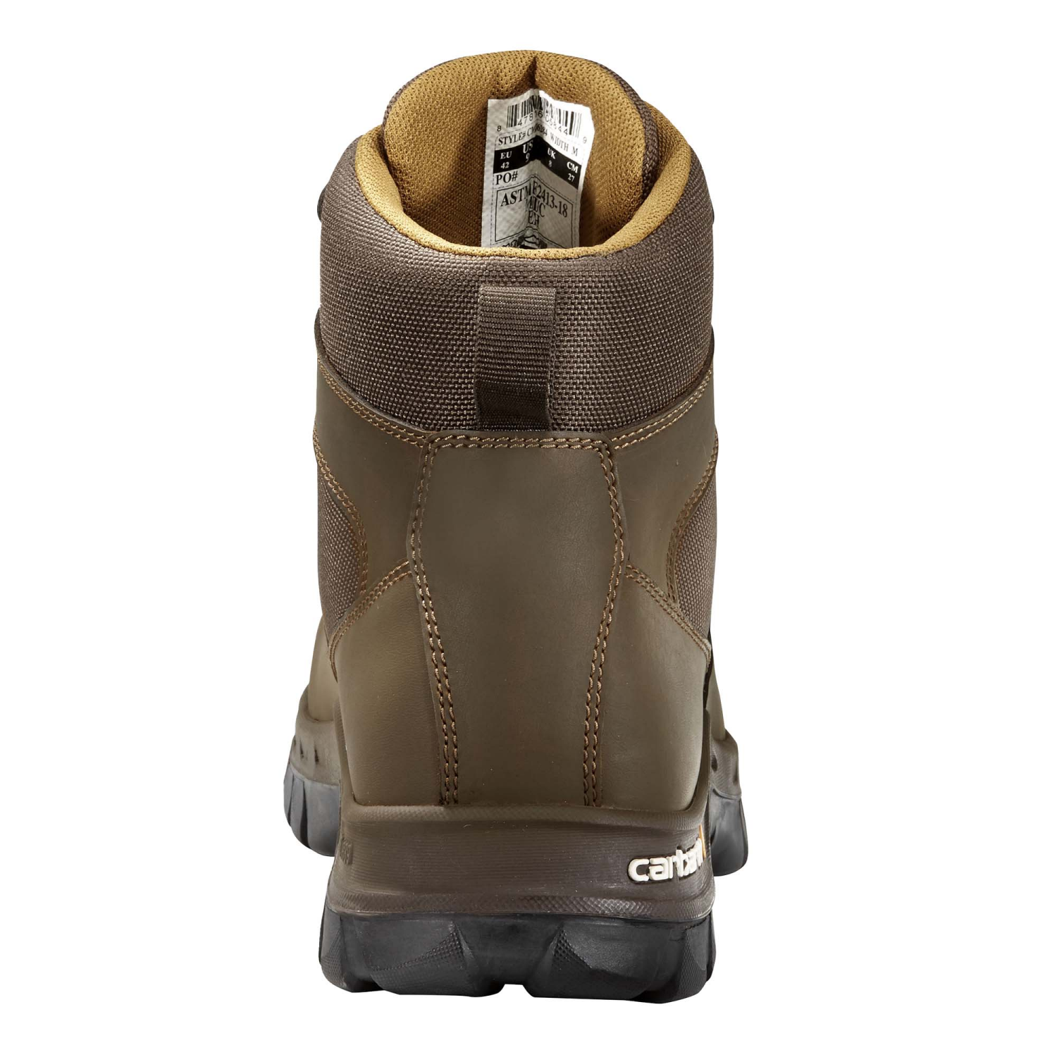 slide 4 of 6, CARHARTT Men's Rugged Flex 6" Steel Toe Work Boot, Brown, Size 12M, 1 ct