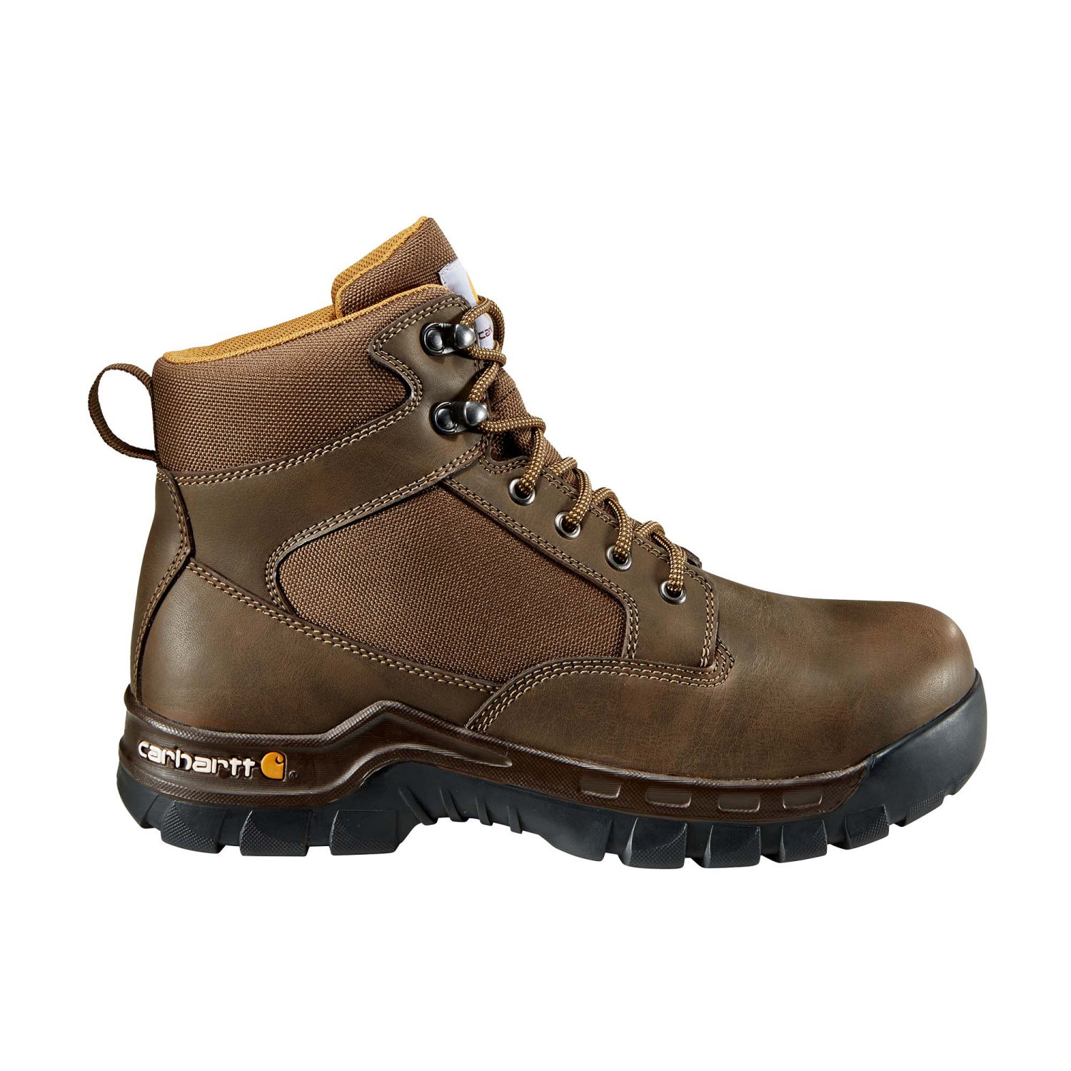 slide 1 of 6, CARHARTT Men's Rugged Flex 6" Steel Toe Work Boot, Brown, Size 13M, 1 ct