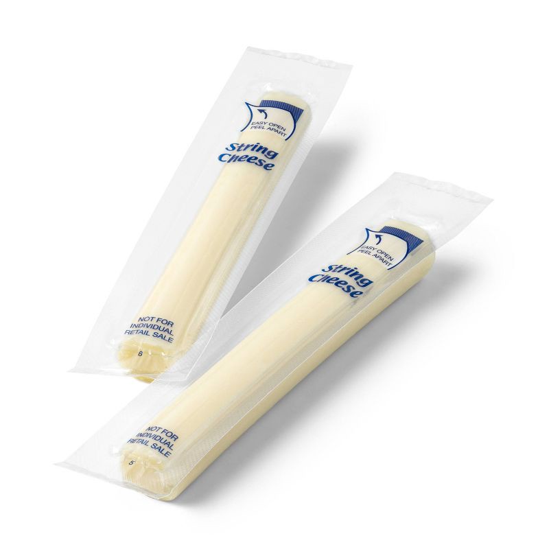 slide 3 of 4, Low-Moisture Part-Skim Mozzarella String Cheese - 24oz/24ct - Good & Gather™, 24 oz, 24 ct