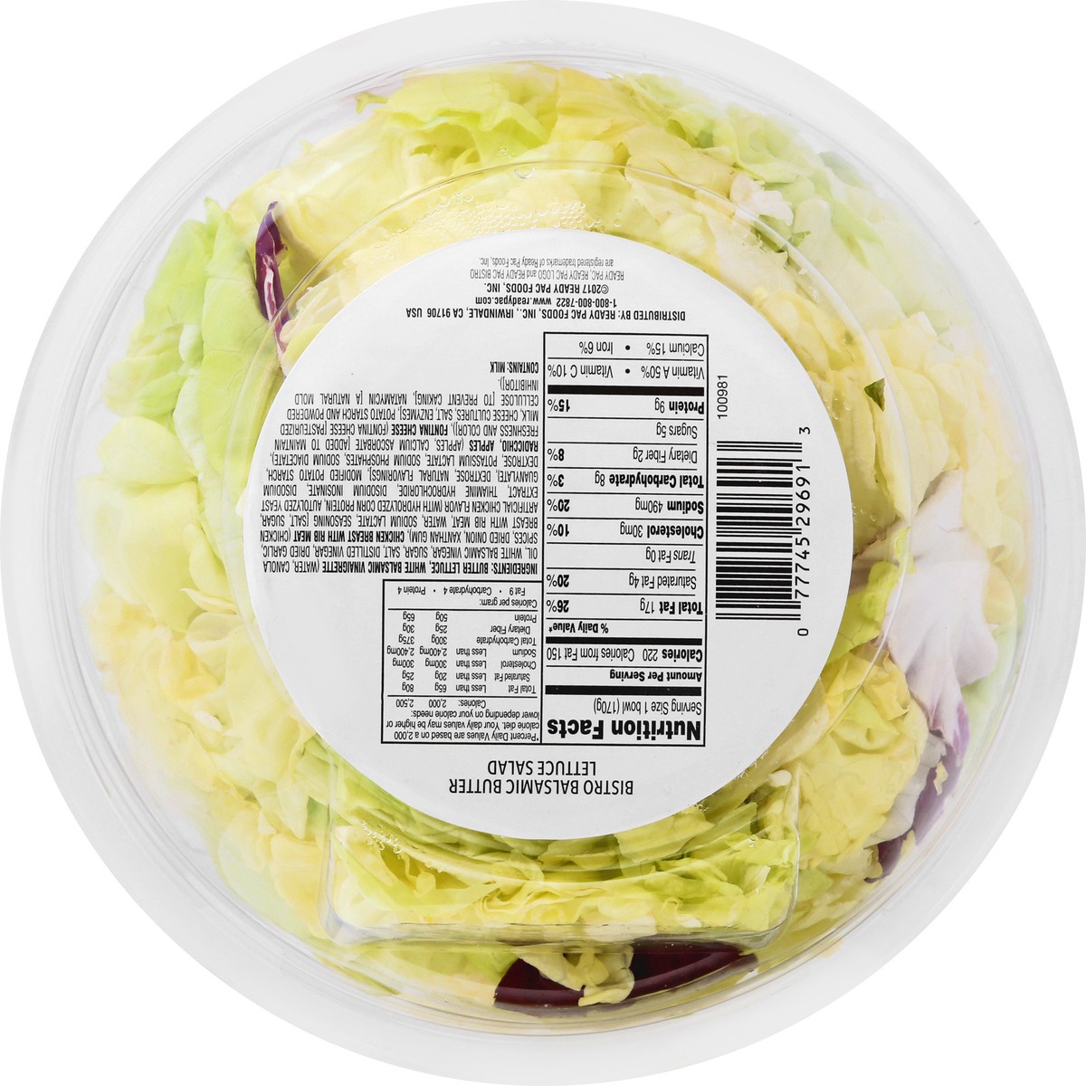 slide 9 of 10, Bistro Balsamic Butter Lettuce Classic Salad 6 oz, 6 oz