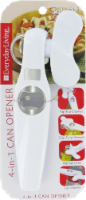 slide 1 of 1, Everyday Living 4-In-1 Can Opener - White, 1 ct