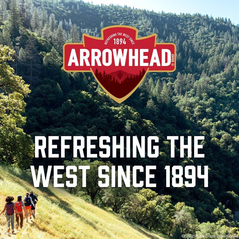 slide 8 of 12, Arrowhead 100% Natural Spring Water - 32pk/16.9 fl oz Bottles, 32 ct, 16.9 fl oz