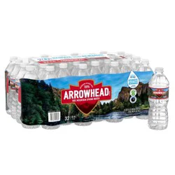 Arrowhead 100% Natural Spring Water - 32pk/16.9 fl oz Bottles