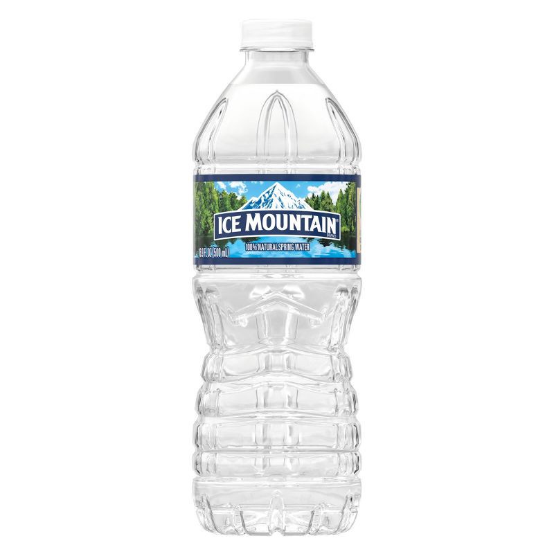 slide 4 of 11, Ice Mountain 100% Natural Spring Water - 32pk/16.9 fl oz Bottles, 32 ct, 16.9 fl oz