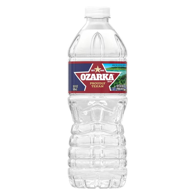 slide 4 of 10, Ozarka 100% Natural Spring Water - 32pk/16.9 fl oz Bottles, 32 ct, 16.9 fl oz