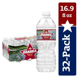 Ozarka Texas Spring Water, 32 Pack/16.9 Fl Oz, Plastic Bottles