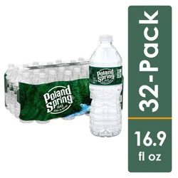 Poland Spring Maine Spring Water - 32 Pack/16.9 Fl Oz, Plastic Bottles