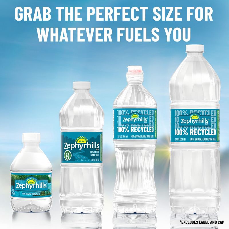 slide 7 of 10, Zephyrhills 100% Natural Spring Water - 32pk/16.9 fl oz Bottles, 32 ct, 16.9 fl oz