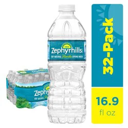 Zephyrhills Florida Spring Water - 32 Pack/16.9 Fl Oz Plastic Bottles