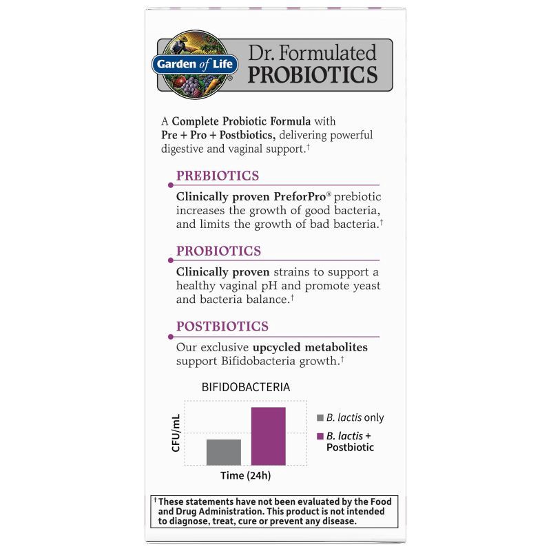 slide 2 of 6, Garden of Life Feminine pH Probiotic Capsules - 30ct, 30 ct