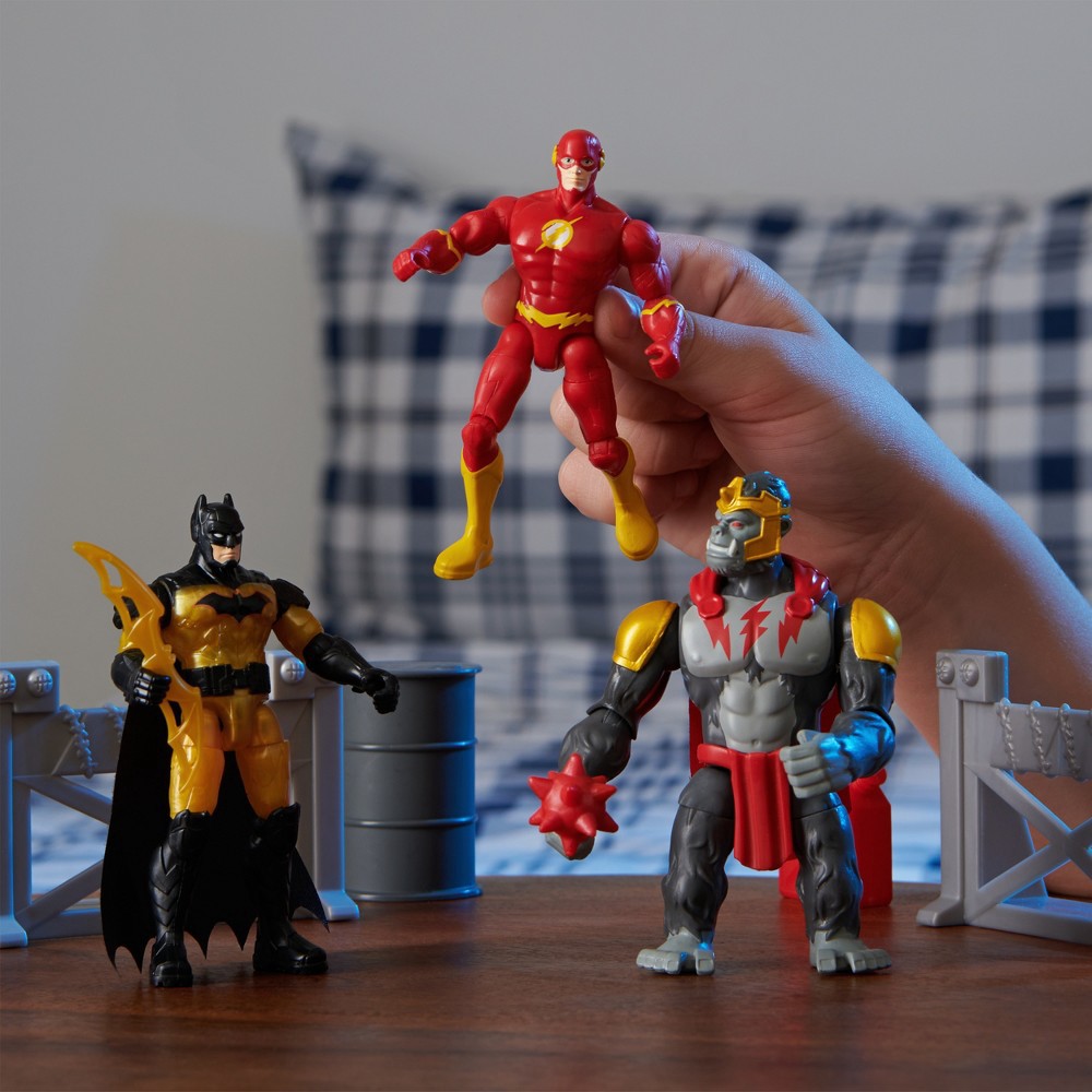 slide 4 of 10, Batman DC Gotham City Train Station Havoc: Batman and The Flash vs Gorilla Grodd Battle Pack (Target Exclusive), 1 ct