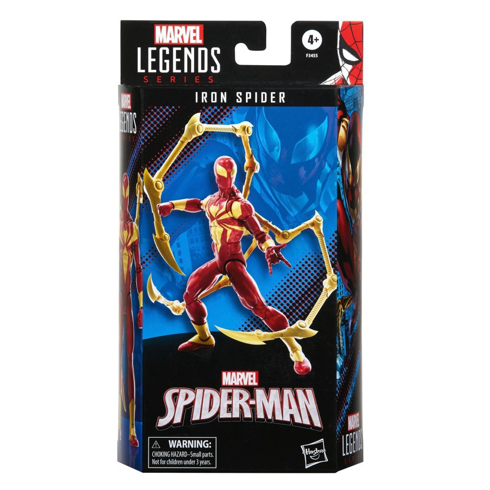 slide 4 of 7, Spider-Man Marvel Legends Series Iron Spider Action Figure, 1 ct