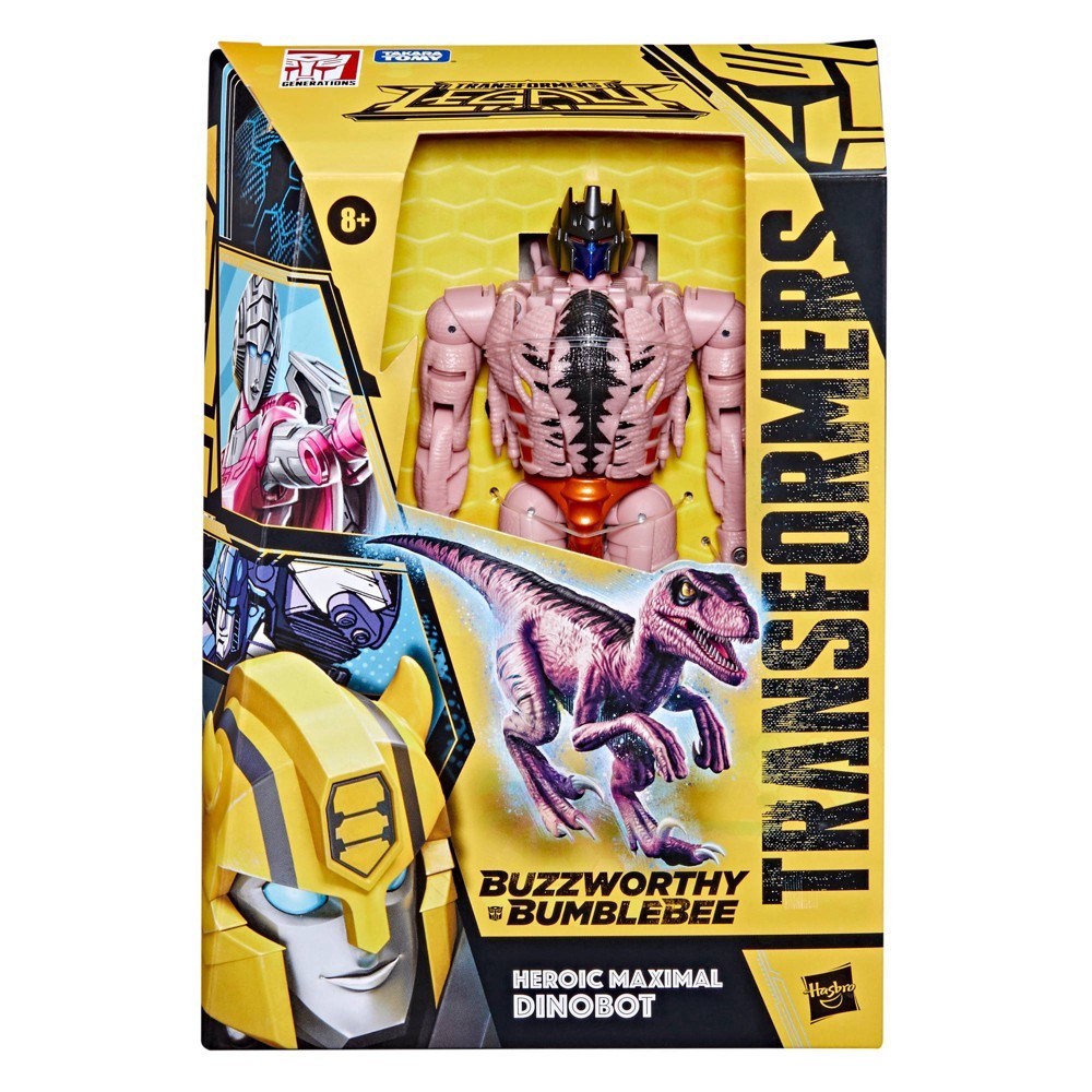 slide 6 of 12, Transformers Buzzworthy Bumblebee Legacy Voyager Heroic Maximal Dinobot Action Figure (Target Exclusive), 1 ct