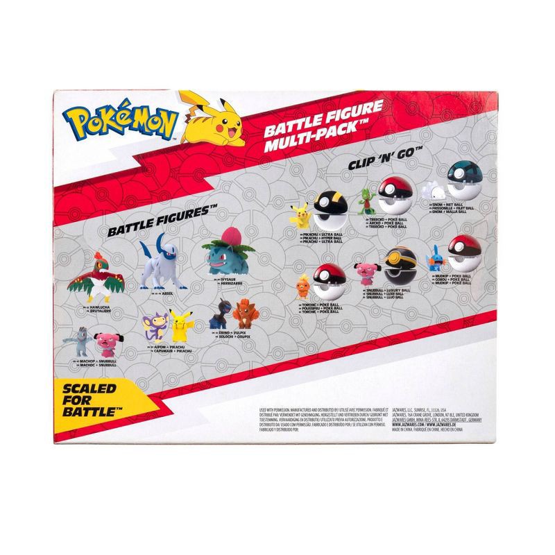 Pokemon set di 6 figure W3 - Pokémon