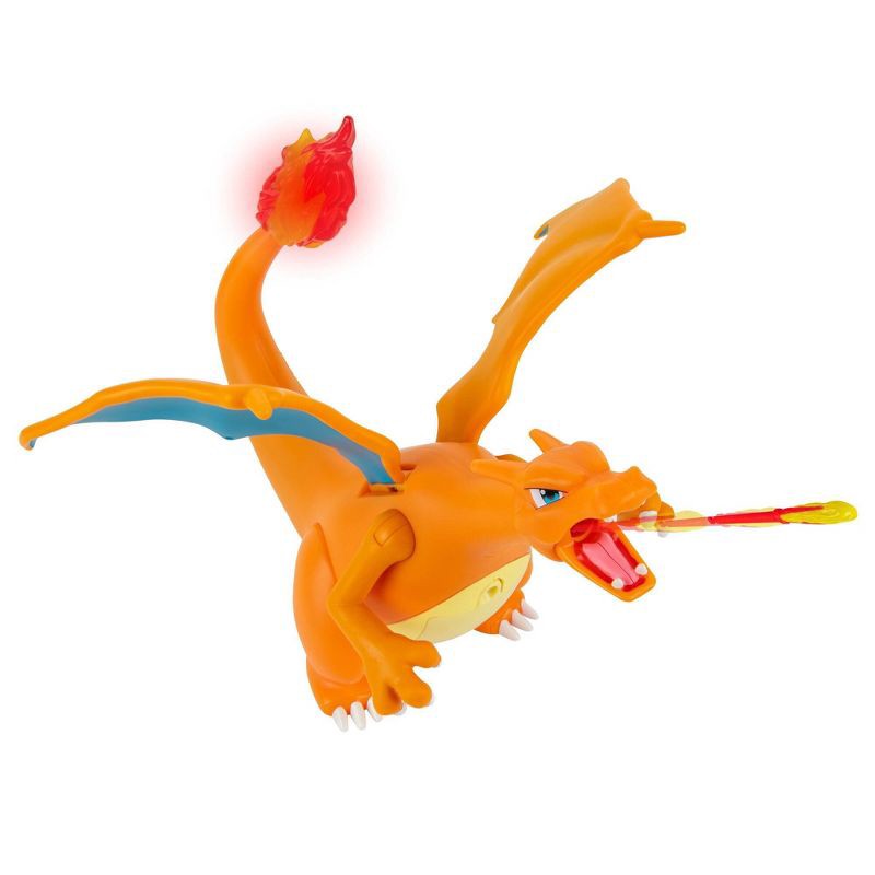 slide 2 of 12, Pokemon Deluxe Feature 6" Charizard Action Figure, 1 ct