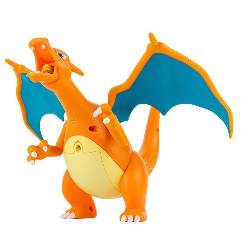 slide 8 of 12, Pokemon Deluxe Feature 6" Charizard Action Figure, 1 ct