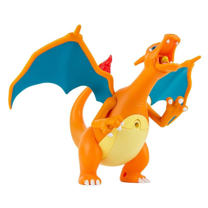 slide 5 of 12, Pokemon Deluxe Feature 6" Charizard Action Figure, 1 ct