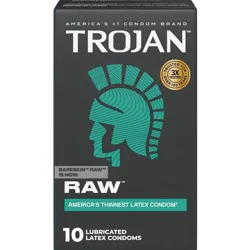 Trojan Bareskin Raw Condoms - 10ct