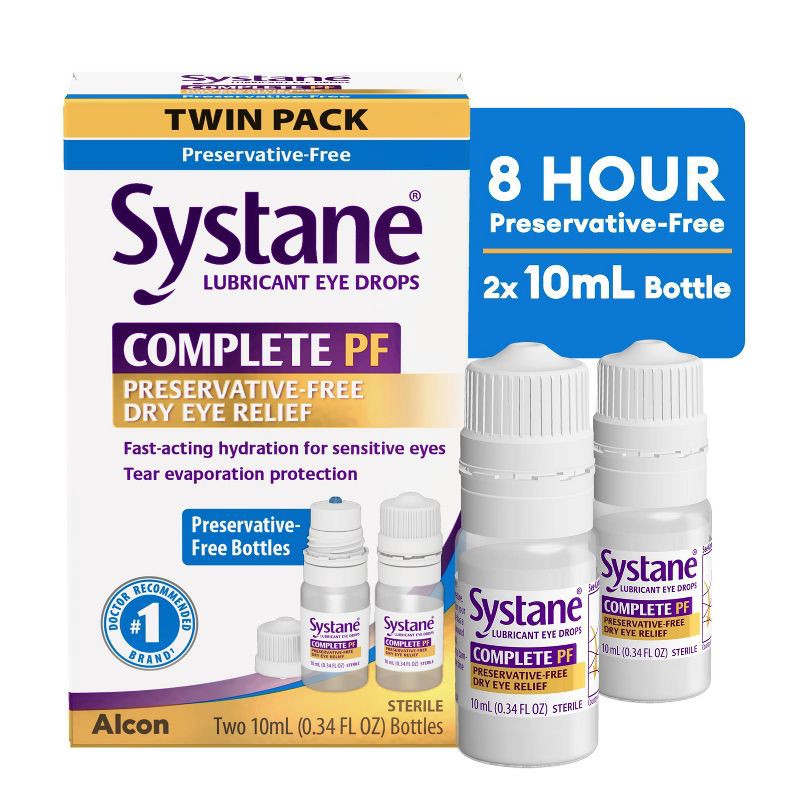 slide 2 of 8, Systane Complete Multi-Dose Preservative Free Dry Eye Drops - 0.67 fl oz, 0.67 fl oz