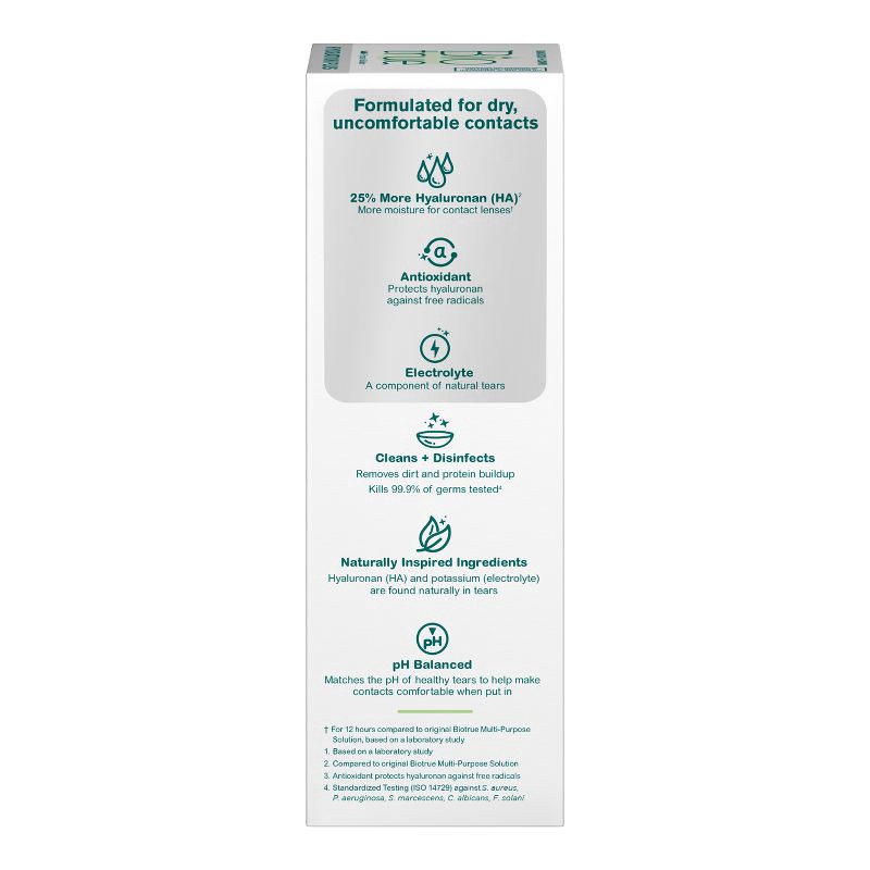 slide 5 of 7, Biotrue Hydration Plus Contact Solution for Hydrating Lens Care - 4 fl oz, 4 fl oz