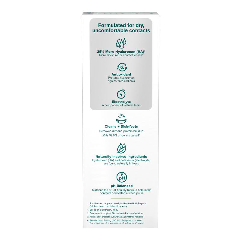 slide 5 of 9, Biotrue Hydration Plus Contact Solution for Hydrating Lens Care - 20 fl oz, 20 fl oz