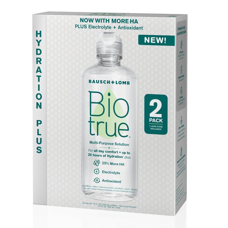 slide 6 of 13, Biotrue Hydration Plus Contact Lens Solution - 20 fl oz, 20 fl oz