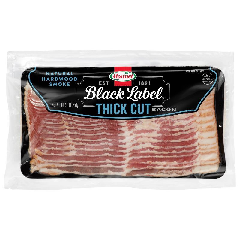slide 1 of 11, Hormel Black Label Thick Cut Bacon Slices - 16oz, 16 oz