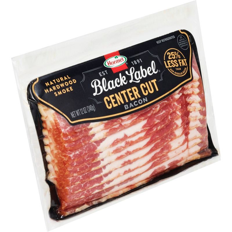 slide 5 of 8, Hormel Black Label Center Cut Bacon - 12oz, 12 oz