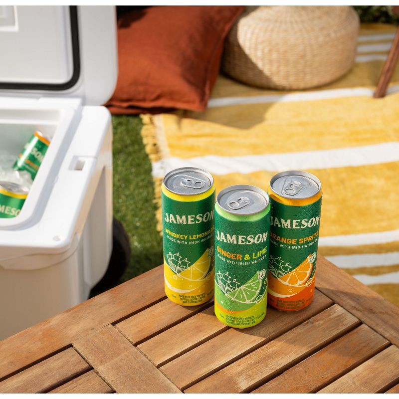 slide 6 of 10, Jameson Whiskey Lime RTD - 4pk/355ml Cans, 4 ct; 355 ml