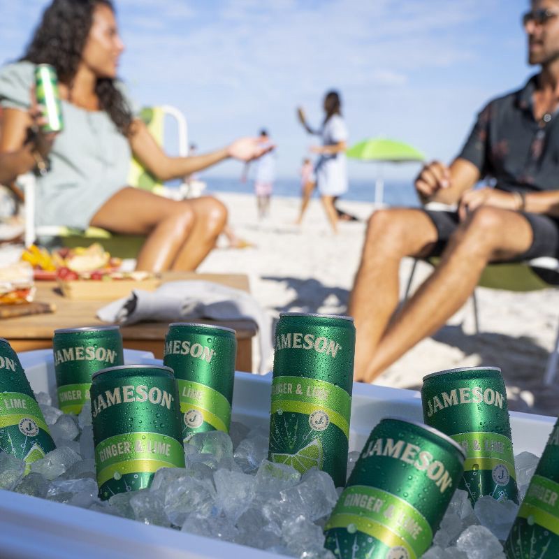slide 8 of 10, Jameson Whiskey Lime RTD - 4pk/355ml Cans, 4 ct; 355 ml