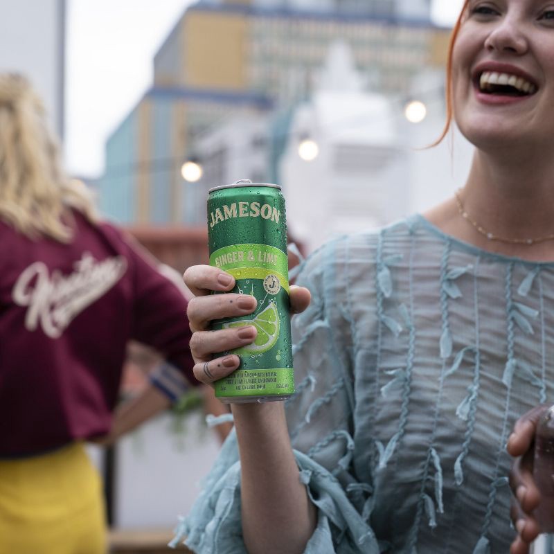 slide 9 of 10, Jameson Whiskey Lime RTD - 4pk/355ml Cans, 4 ct; 355 ml