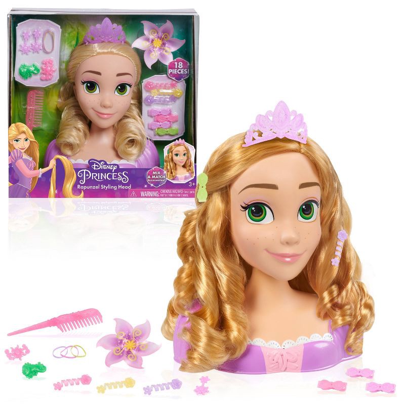 slide 1 of 6, Tangled Disney Princess Rapunzel Styling Head, 1 ct