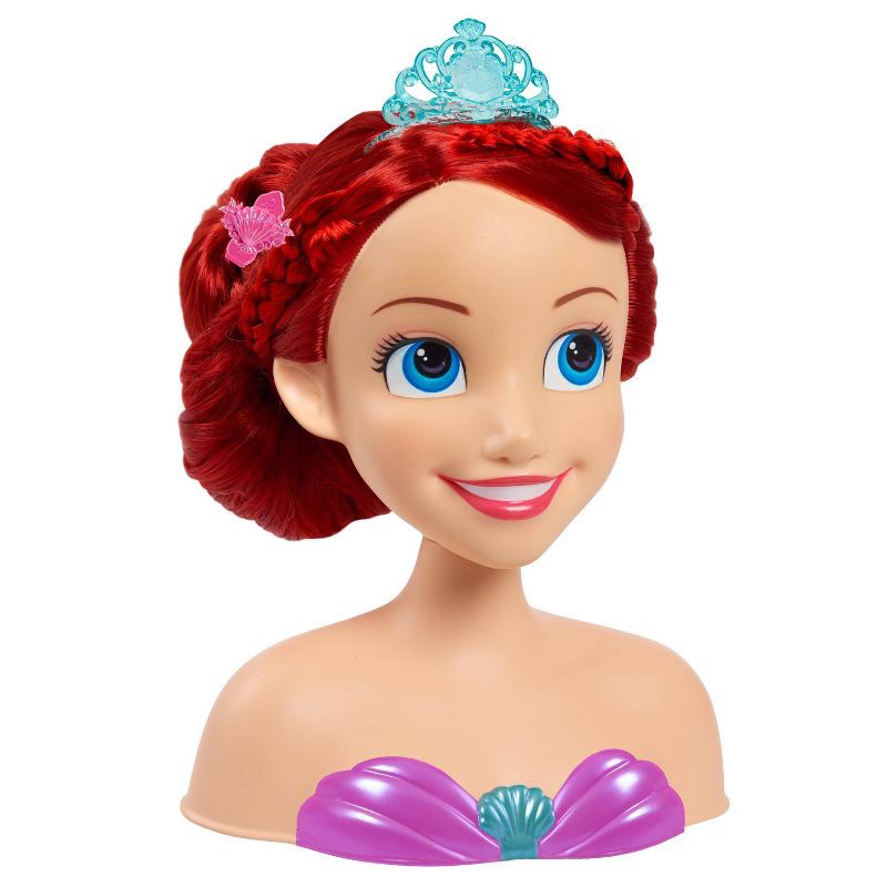 slide 5 of 7, Disney Princess Ariel Styling Head: The Little Mermaid Plastic Toy Styling Heads, 1 ct