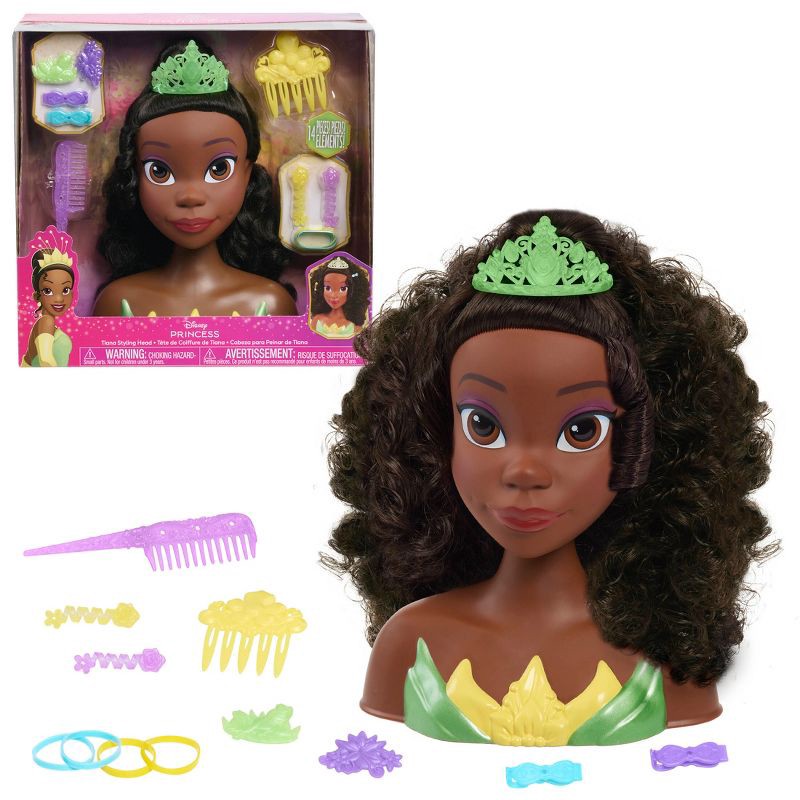 slide 1 of 6, Disney Princess Tiana Styling Head, 1 ct