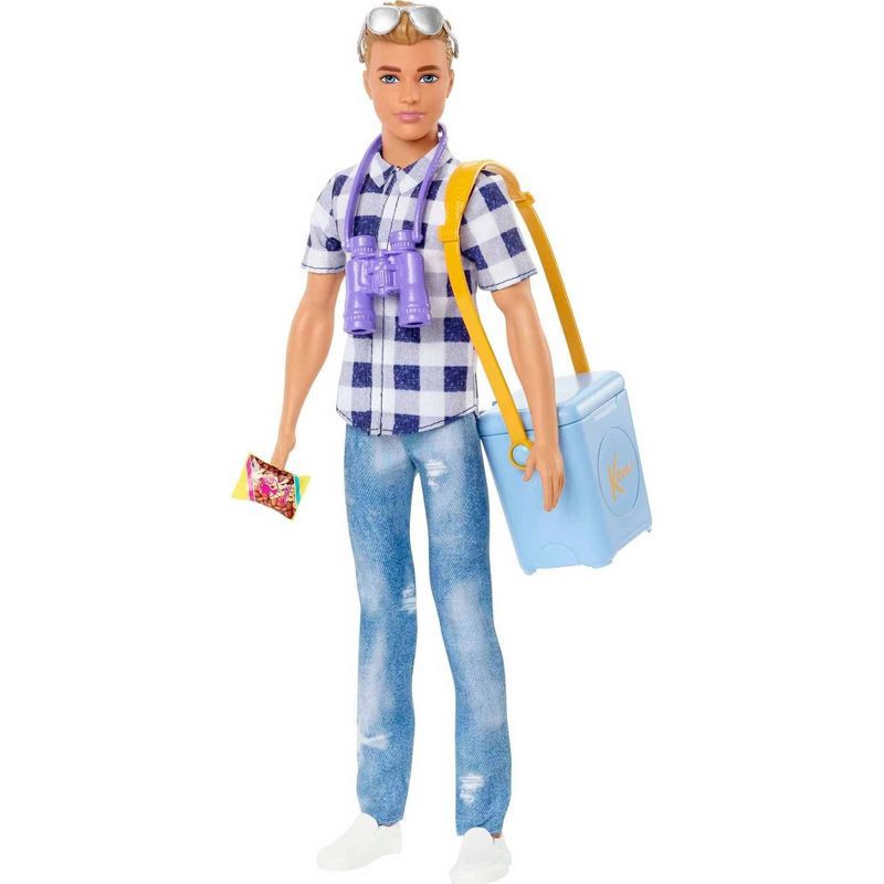 slide 5 of 6, ​Barbie It Takes Two Ken Camping Doll - Plaid Shirt, 1 ct