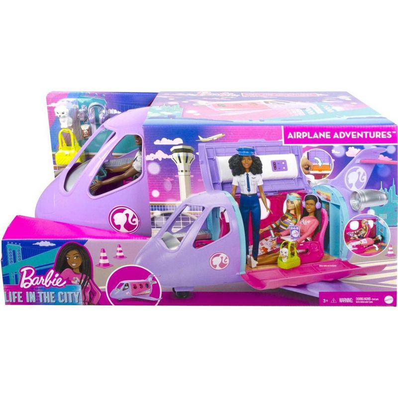 slide 6 of 6, Barbie Airplane Adventures Playset with Pilot Doll & 15+ Accessories, 1 ct