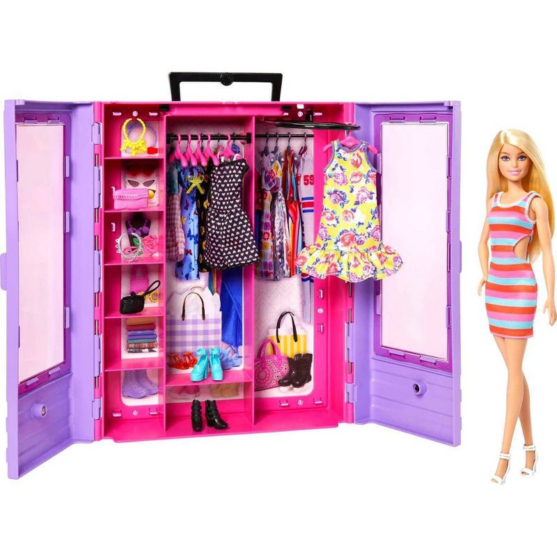 slide 2 of 6, Barbie Fashionistas Ultimate Closet Doll and Accessory, 3 Years & Up, 1 ct