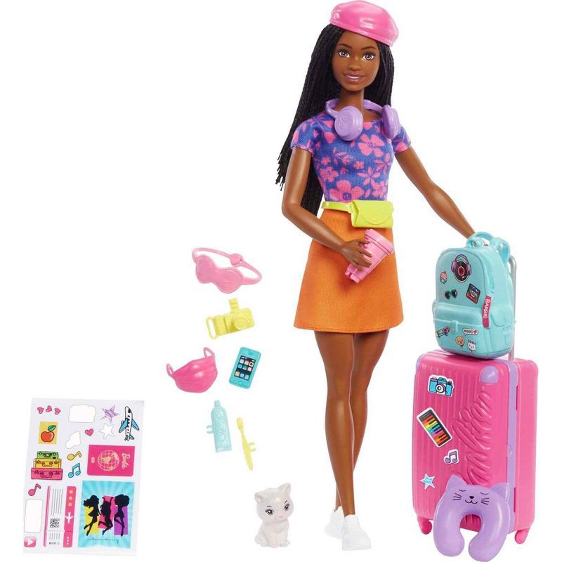 slide 4 of 6, Barbie "Brooklyn" Roberts Travel Playset, 1 ct