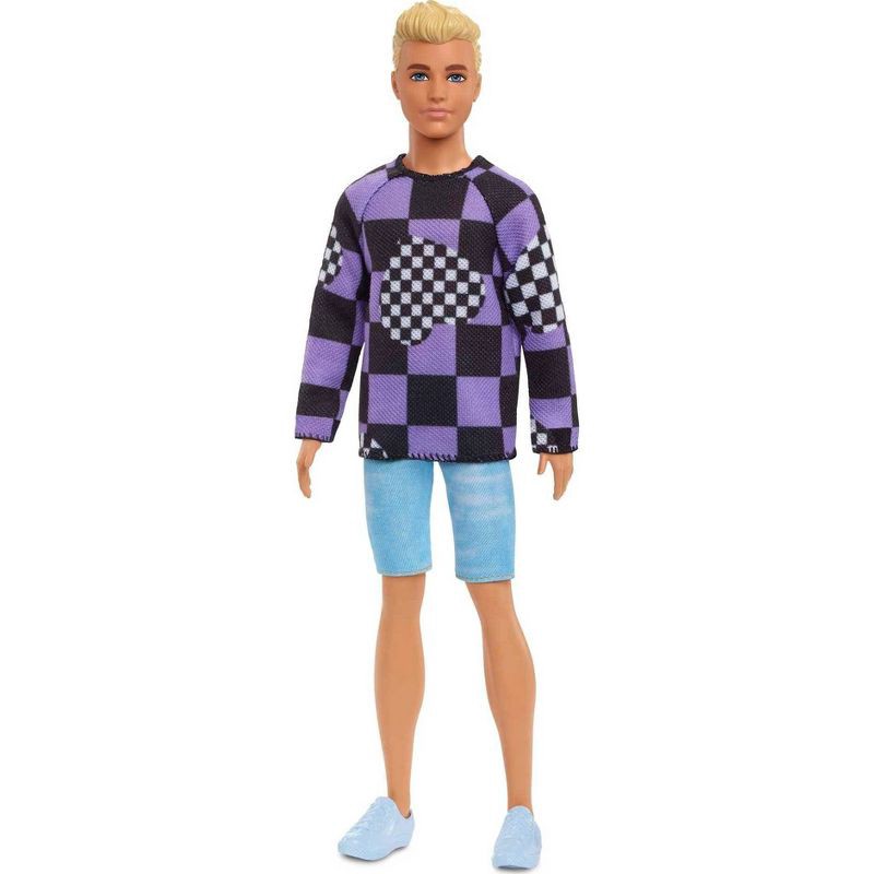 slide 1 of 1, ​Barbie Ken Fashionistas Doll #191 - Checkered Sweater, 1 ct