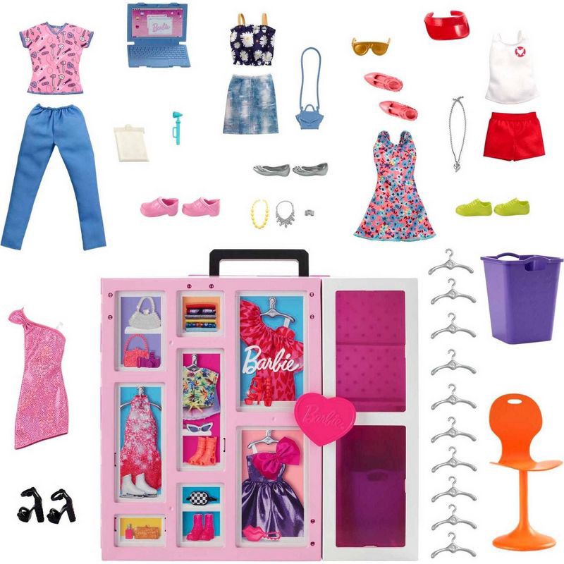 slide 4 of 9, Barbie Dream Closet Playset, 1 ct