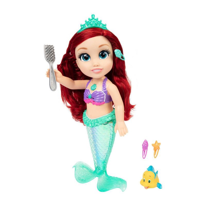 slide 4 of 7, Disney Princess My Singing Friend Ariel & Flounder, 1 ct