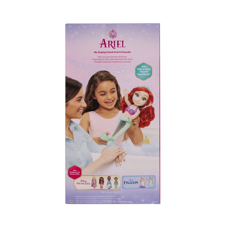 slide 7 of 7, Disney Princess My Singing Friend Ariel & Flounder, 1 ct